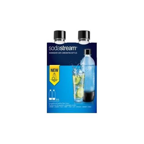 Lot de 2 bouteilles en plastique (1L) pour Sodastream Genesis, Play, Source, Power et
Spirit - 1042260310 (1/6)