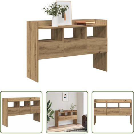 Holzwerkstoff - Sideboard Artisan-Eiche 105x30x70 cm Holzwerkstoff (1/5)