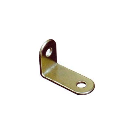 MENSOLINA REGGIPIANO AD ANGOLO- - mm.23,5x34 in acciaio ottonato - 100 pezzi