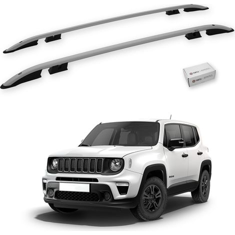 TURTLE kompatibel mit Jeep Renegade (Bu) 2015-2025 Dachreling Crown Grau (1/5)