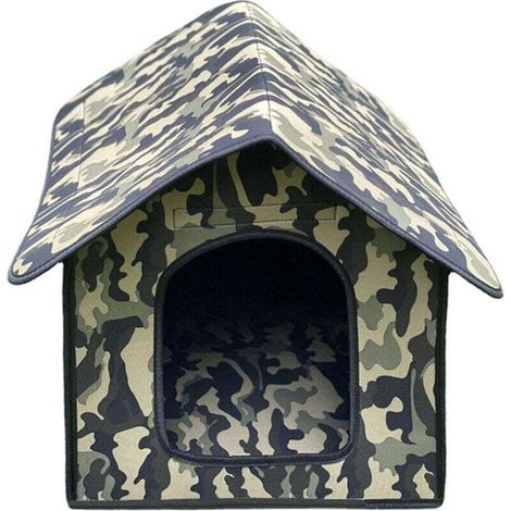 De Tente Extérieure Pour Animaux De Compagnie, Abri Composite Imperméable Pour Chat En EVA, Condo De Villa Pour Chat Sans Déformation, Cage Pliable Pour Chien Et Chat, Maisonnettes Pour Chats-M (1/4)