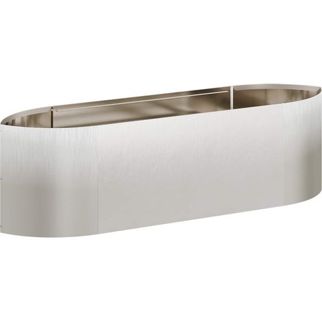 Raised Garden Bed Stainless Steel 140 x 40x 40 cm Steel vidaXL