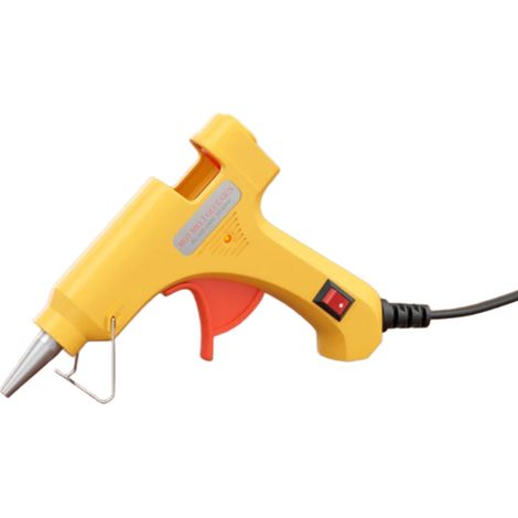 Pistolet à colle thermofusible 70W, avec 30 bâtons de colle thermofusible (1/4)