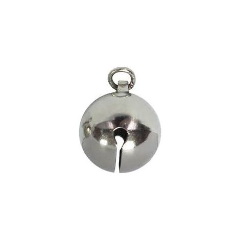 MAPEL cascabel niquel de 11mm. bolsa 25 , Cascabel niquelado de 11mmCon anillaBolsa de 25 unidades.