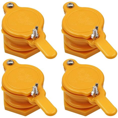 4PCS Nylon Honey Gate Valve Honey Extractor Beehive Honey Tap for Beekeeper Beekeeping Equipment Tool (1/5)