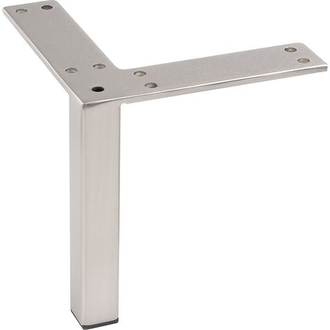 Pata de mueble FS013 126mm níquel mate SANS MARQUE