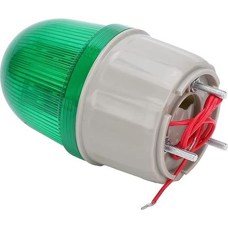 Bardusch-Voyant D'avertissement LED, 5W 220V AC, Vert, Industrial, Montage Mural (1/5)
