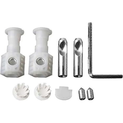 WC suspendus 7452490790757 Kits de fixation Vis Boulons Abattant de WC mural universel (1/5)
