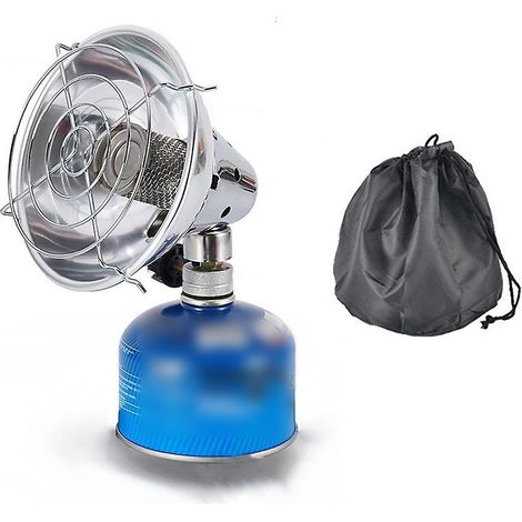 Mini-Camping-Gasheizgerät, Schnellheizgerät, tragbarer Zeltheizer mit Aufbewahrungstasche