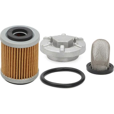 Filtre et crépine de bouchon de vidange d'huile pour Yamaha Warrior Raptor 350 Wolverine Big Bear 51Y-13411-00-00 1UY-13440-02-00