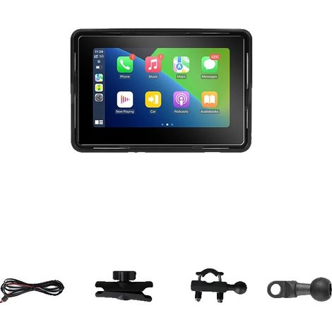 Navigateur GPS pour moto, Carplay sans fil, Design étanche, MT-00(Sans Caméra) (1/2)
