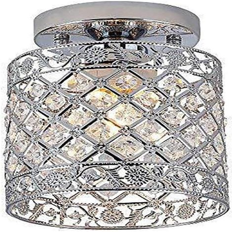Plafonnier LED ultra-mince en cristal MIRC, fixation au plafond pour salle de bain, chambre, cuisine, couloir (1/5)