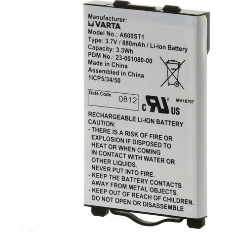 Aastra Mitel Batterie pour A6xxd 850 mAh Noir (68768XXX)