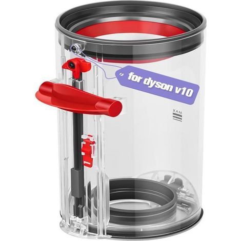 Poubelle Remplacement pour Dyson V10 (SV12) Animal/Absolute, Réservoir à Poussière de Rechange Part No. 969509-01 (1/5)