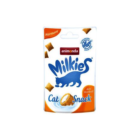 Animonda Cat  Milkies  Premios crujientes sin cereales para gatos - Harmony 30 g