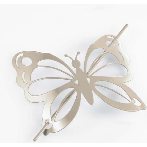 1 Embrasse broche Farfalina taupe