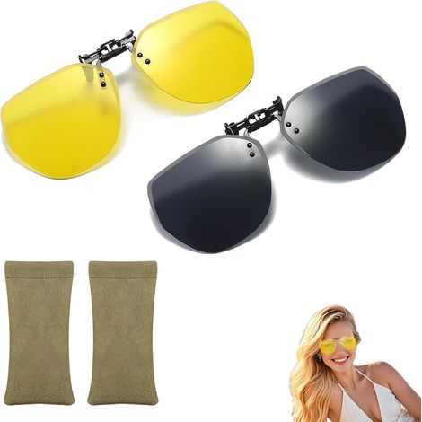 Entspiegelte Nachtbrille – 1 Stück – Herren, rundes Gestell – Blaulichtfilter – Sichereres Fahren – Schwarz (1/5)