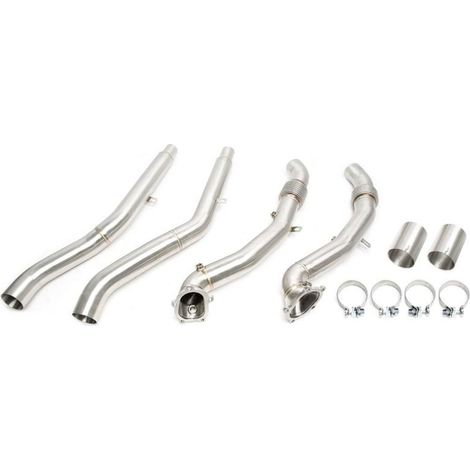 Downpipe Inox pour Audi RS6 C7 de 2012 a 2017-76mm-35768483 (1/2)