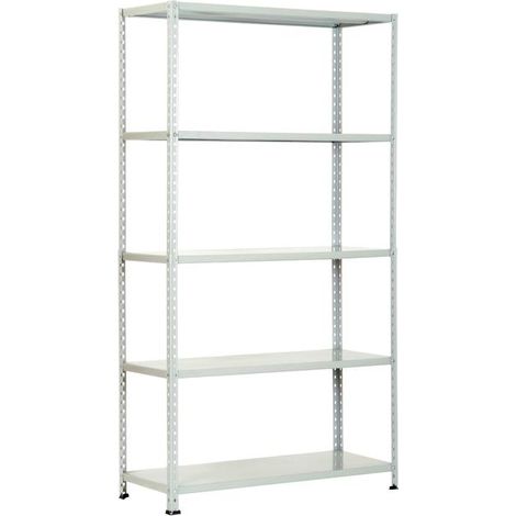 SCAFFALE KIT 80X40X200HCM GRIGIO CHIARO (LEGGERO)