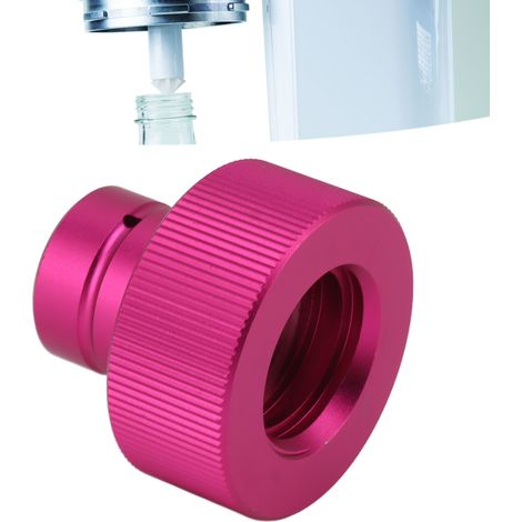 Adaptador rápido de CO2 para máquinas de agua con gas TR21 – Conexión universal para cilindros de CO2 para máquinas de refrescos DUO y TERRA – Aluminio/Latón (1/5)