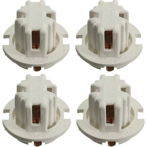 4 pièces pour BMW X5 E53 2003 2004 2005 2006 support de douille de feu arrière de voiture (blanc) (1/4)