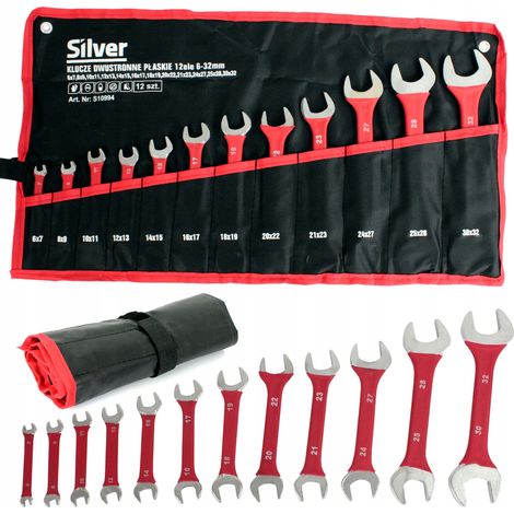Set di chiavi a doppia estremità Silver S10994, 12 pezzi, 6-32 mm