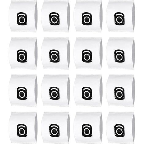 Pack of 16 Dust Bags for Rowenta, Compatible with Compact Power, Power XXL, Silence Force, X-Trem Power ZR200720, ZR200520 Canister Vacuum Cleaners, 22x28cm (1/5)