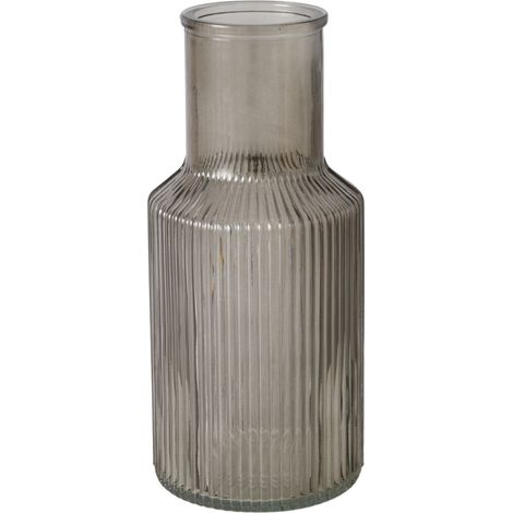 Gestreifte Glasvase MISAM, 22 cm