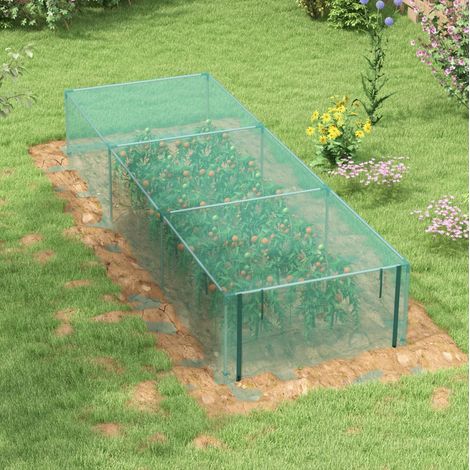 Rete protezione piante con zip HDPE 125x373x62,5 cm OKMYHOME (1/5)
