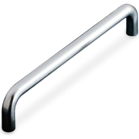 Poignée de meuble - Zamak - Nickel brossé - Ø8 x 96 mm - Résistant et Durable - Facile à Installer - Moderne et Élégant (1/5)
