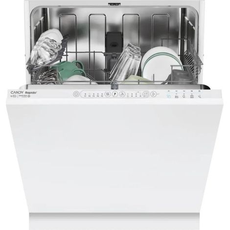 Integrierbarer Geschirrspüler Candy CI 3E53E0W weiß 13 Maßgedecke
