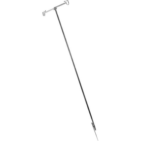 GOTOTOP poteau de lampe de camping pliant Poteau de lampe de Camping pliable et léger, support de lanterne sport materiel Noire (1/4)