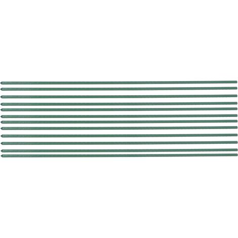 12-teiliges Set Kletterstäbe aus kunststoffbeschichtetem Stahlrohr für Garten, Gewächshaus und Pflanzen (1/5)