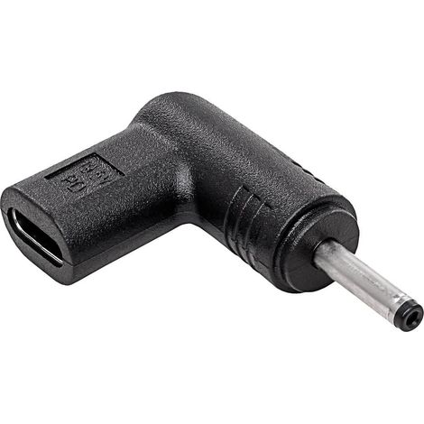 Adaptateur USB-C / 3,0 x 1,0 mm pour ordinateur portable AK-ND-C06, alimentation 100 W (1/3)