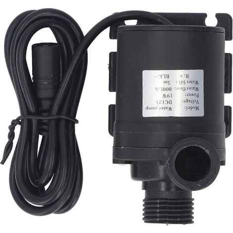 Tauchpumpe, 5 m Förderhöhe, 800 l/h Fördermenge, geräuscharm, für Springbrunnen, Hydrokultur, Teiche und Aquarien, 20 mm
