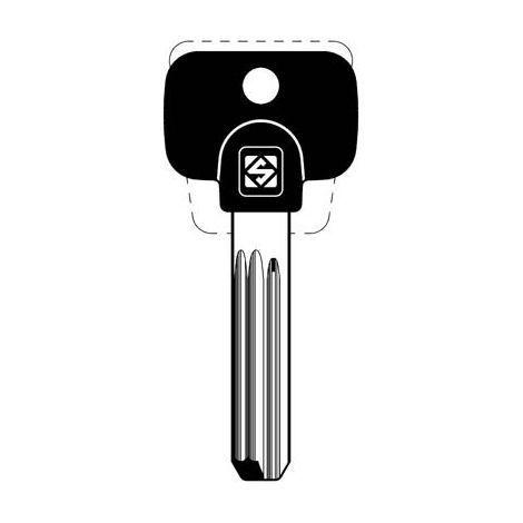 Chiave Punzonata Multlock MTK13RAP Silca Ottone Nichelato 5 Pezzi