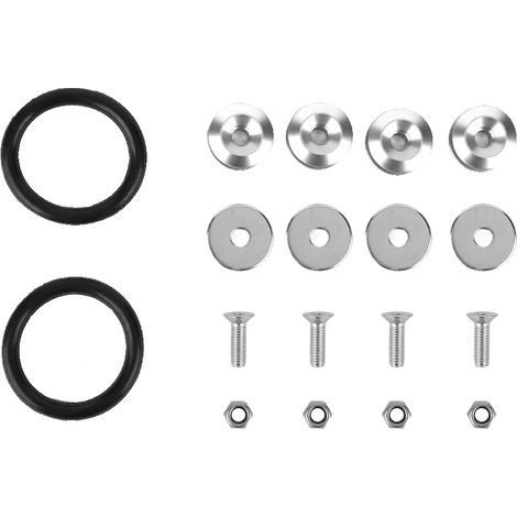 Kit de garniture moteur en alliage d'aluminium titane, pare-chocs et ailes de voiture, boulons et vis de rechange, kit de décoration pour compartiment moteur. (1/5)