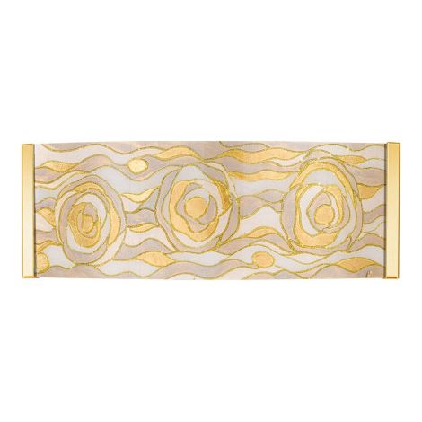 Kolarz EMOZIONE Applique murale en verre 2 lumières or 24 carats (1/4)