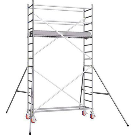 Rollgerüst 1 Gerüstdielen - Max.Arbeitshöhe 3.90m - 7125020