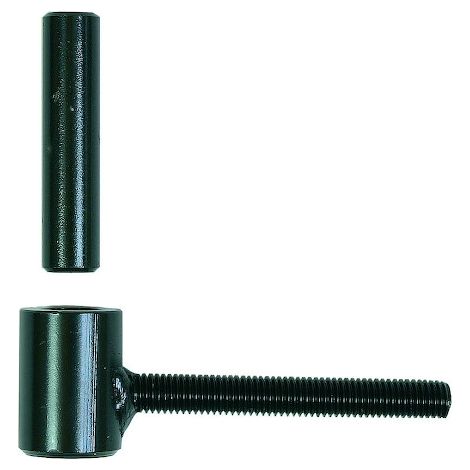 60 Gonds de volet Standard D. 10 x 80 mm - Clav. D.14 x 60 mm - Simple volet - Noir