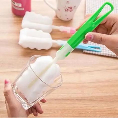 Bouteille éponge brosse bébé lait alimentation nettoyage Pigeon lavage nettoyant tasse accessoires éponge brosse