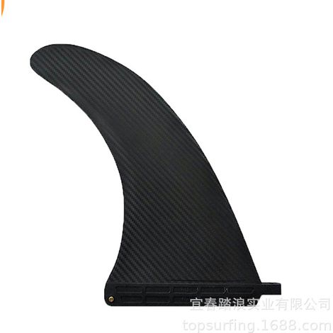 SUP-Board mit 10-Zoll-Heckfinne in Carbonfaser-Optik, Nylon-Heckfinne, großem Ruder, ausgewogenem Wasserspaltantrieb, Surfzubehör