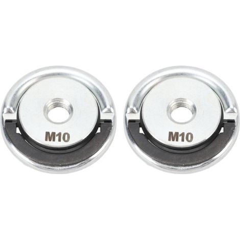 Meuleuse à Dégagement Rapide, écrou M10, 45mm de Diamètre, 9.5mm, Plaque de Pression de Serrage en Acier allié, Meule 2 Pièces (1/4)
