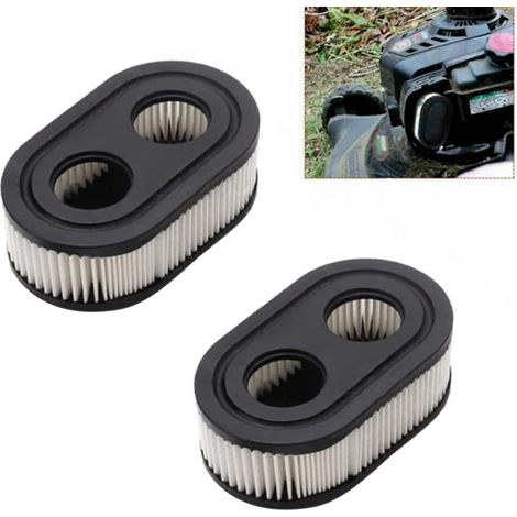 Filtre à air pour tondeuse Briggs & Stratton 593260 798452 caoutchouc papier noir 11x6,8cm avec préfiltre inclus (1/5)
