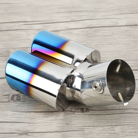 Embout d'échappement inox 2,4 pouces universel, accessoire tuning auto, tube acier inoxydable pour voiture, pièce de rechange performance (1/5)
