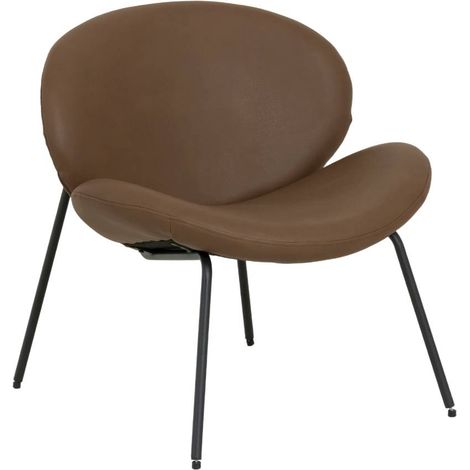 Fauteuil en simili-cuir Dorian