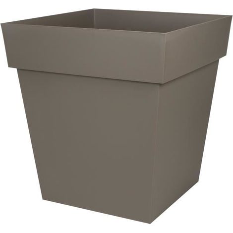 EDA TOPF CARR TOSKANA - 50 CM - 87 L - TAUPE EDA KUNSTSTOFF (1/4)