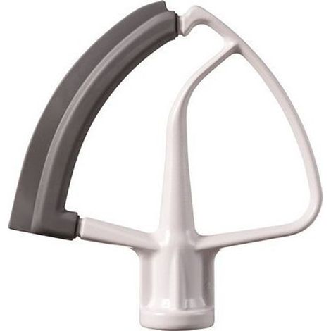 Kitchenaid – Batteur électrique plat à bords flexibles – Puissance optimale pour mélanges épais – Accessoire en métal renforcé – Compatible robot Artisan