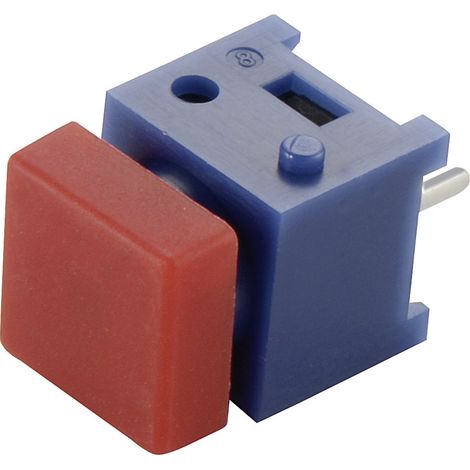 TRU COMPONENTS 703508 DS-660S-S RD Drucktaster 100 V 1 A 1 x Aus/(Ein) tastend  (L x B) 10 mm x 10 m