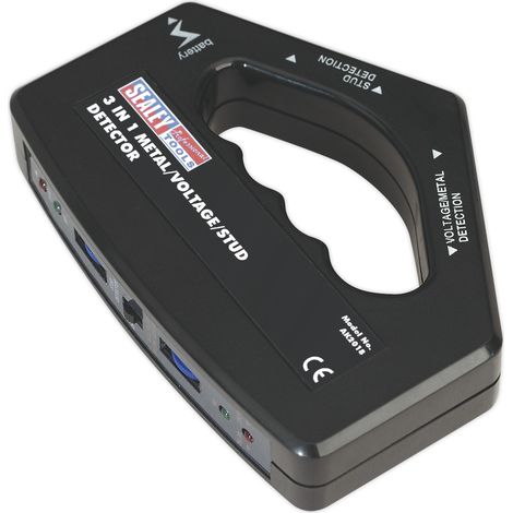 Sealey AK2018 3-in-1 Metal Voltage and Stud Detector with 9v Battery (1/2)